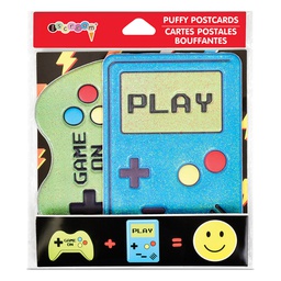 [760-1191] Gamer Puffy Postcards