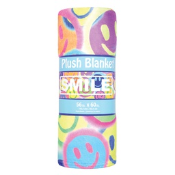 [780-3188] Spray Paint Smiles Plush Blanket