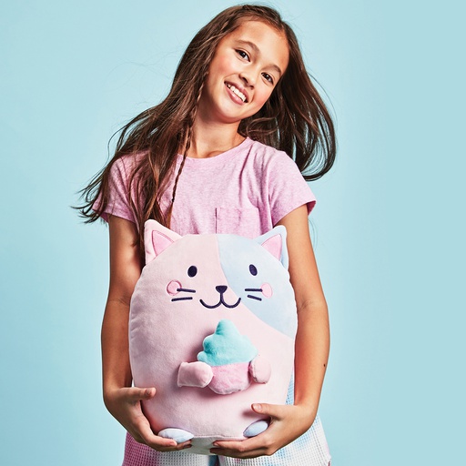  iscream M&M's Shaped 10.5 Plush Fleece Mini Pillow