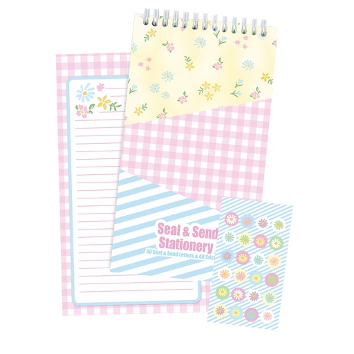 [760-1206] Sweet Patchwork Seal & Send Stationery
