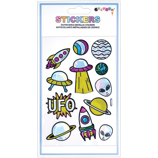 [700-447] Outer Space Metallic Stickers