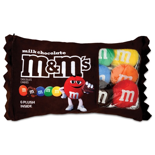 iscream M&M's Package 16 x 8.5 Pillow Set with Mini M&M's Candy Pillows