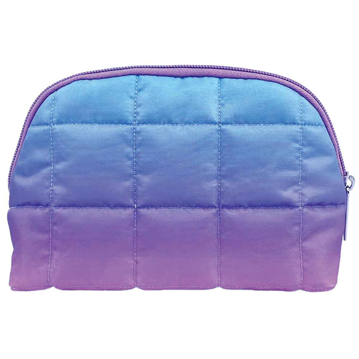 Inter-Vion Pastel Ombre - Quilted Cosmetic Bag, pink-white