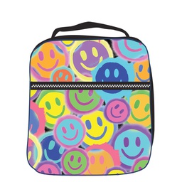 [810-1750] Spray Paint Smiles Lunch Tote