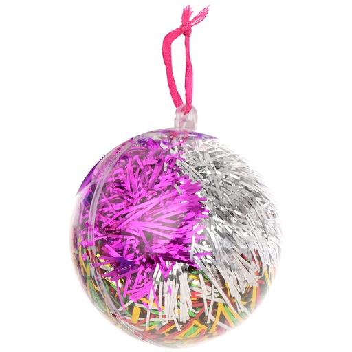[880-364] Tinsel Ornament Scrunchie Set