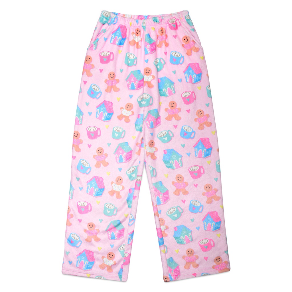 Gingerbread Village Plush Pants