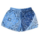 Bandana Denim Plush Shorts