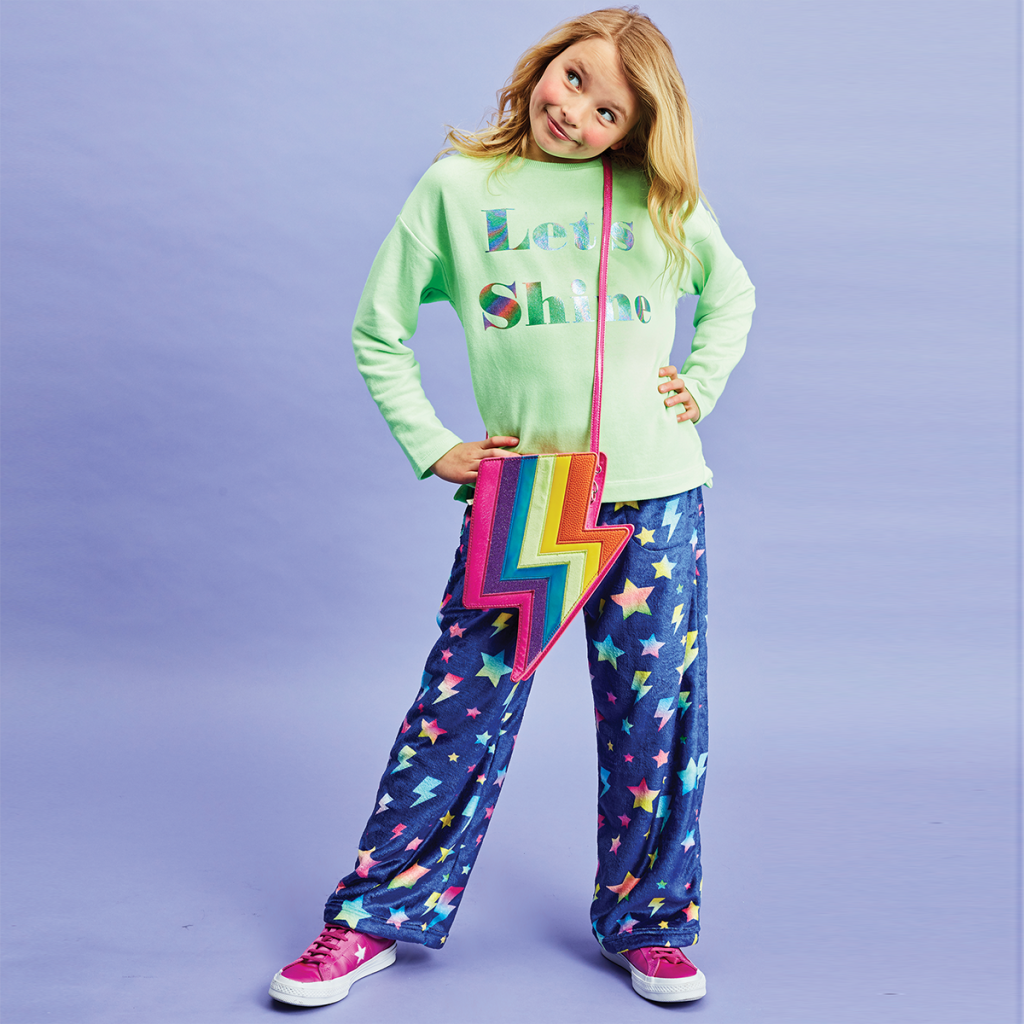 Stars and Lightning Plush Pants