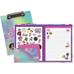 [760-1061] Silver Holographic Clipboard Set
