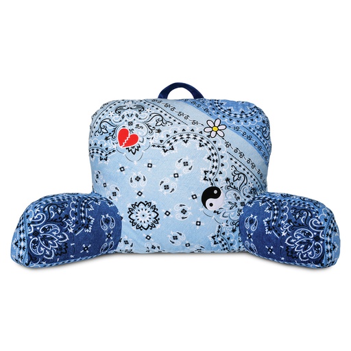 [782-470] Bandana Denim Lounge Pillow