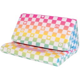 [782-465] Ombre Checkerboard Tablet Pillow