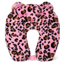 [780-3505] Lush Leopard Neck Pillow