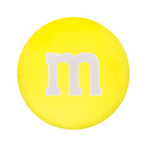 [780-3516] Mini Yellow M&M's Fleece & Glitter Plush