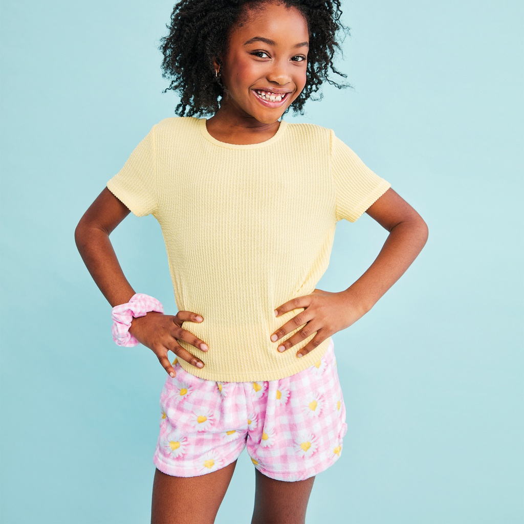 Daisy Love Plush Shorts