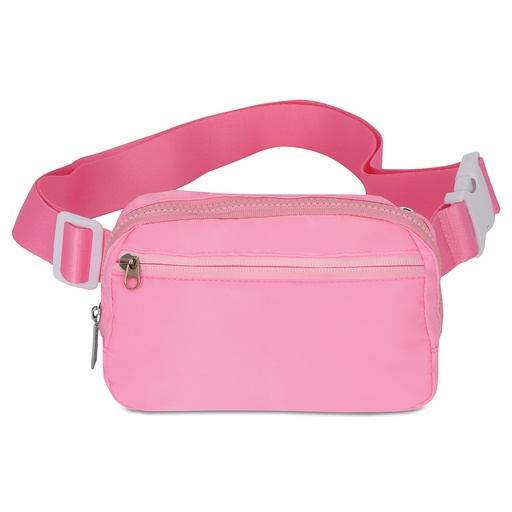 [810-1835] Pink Nylon Belt Bag