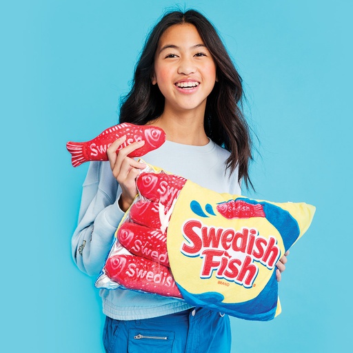 [780-3555] Swedish Fish Packaging Fleece Plush