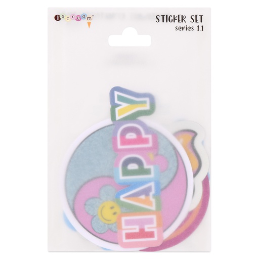 [700-475] Happy Smiles Sticker Set