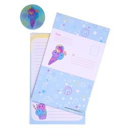 [760-1238] Ice Cream Party Foldover Cards