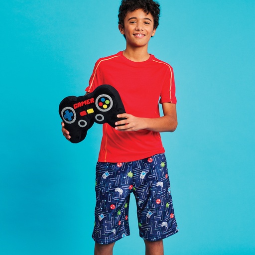 Gamer Glitch Plush Shorts