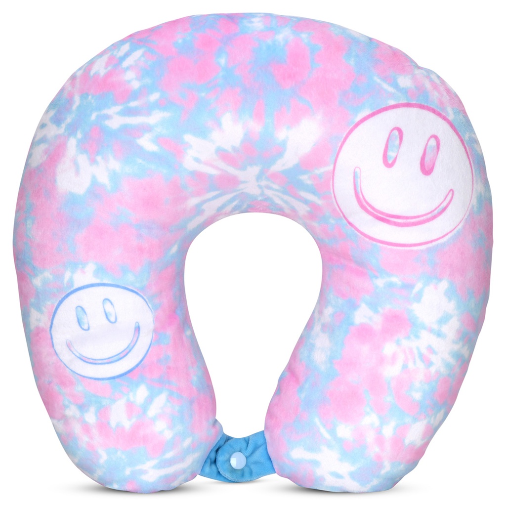 Tie Dye Smiles Neck Pillow