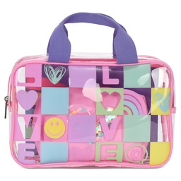 [810-1858] Talk About Love Cosmetic Bag Trio