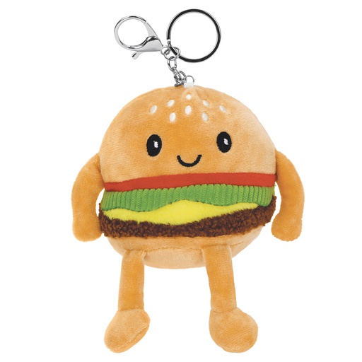 [860-582] Cheesy the Burger Bag Buddy Clip Plush