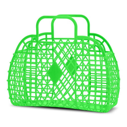 [810-1961] Green Neon Large Jelly Bag