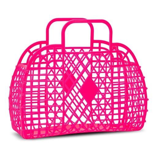 [810-1957] Pink Neon Large Jelly Bag