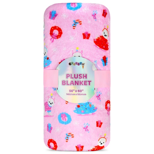 Merry Woof-Mas Plush Blanket