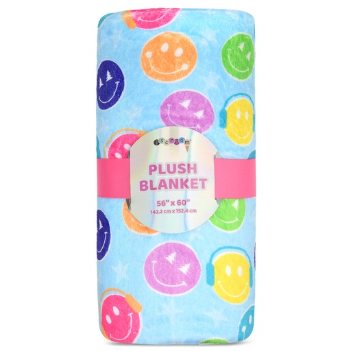 [780-3839] Happy Holidays Plush Blanket