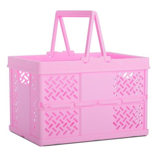 [775-100] Pink Foldable Storage Crate