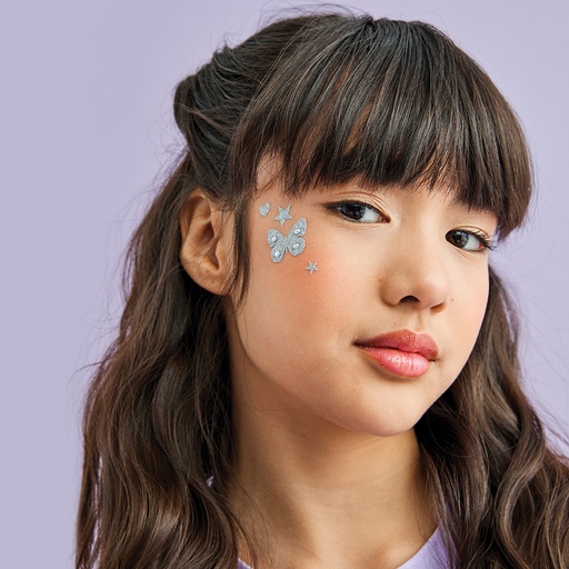 [815-251] Butterfly Gem Face And Body Stickers