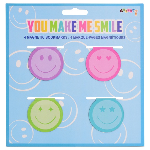 [760-1264] You Make Me Smile Magnetic Bookmarks