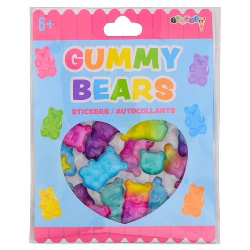 [700-500] Gummy Bear Gel Stickers