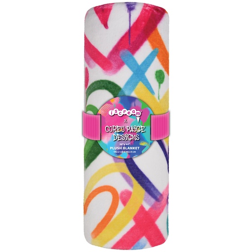 [780-3984] Corey Paige Hearts Plush Blanket