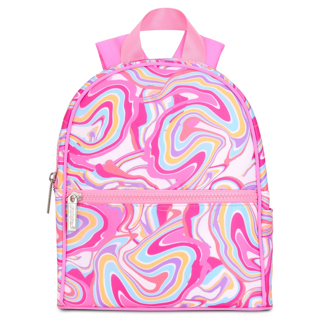 colorful mini backpack In The Groove fuzzy gummy bear print Pusheen Rainbow Unicorn Mini-Backpack