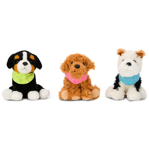 [780-4033] Cozy Pups Plush Set
