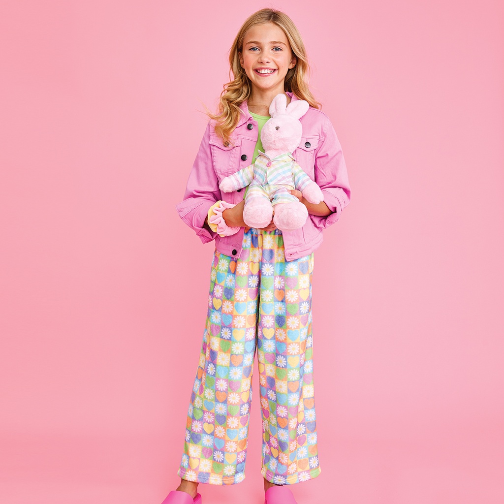 Spring Hearts Plush Pants