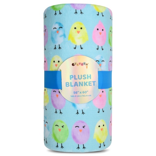 [780-4089] Eggcellent Chicks Plush Blanket