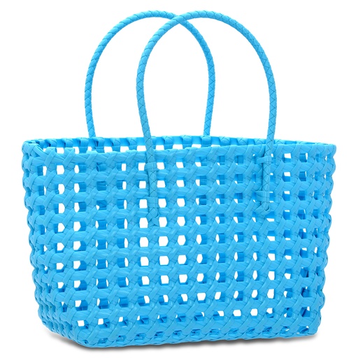 [810-2081] Large Blue Woven Tote