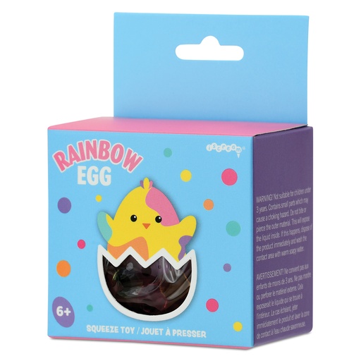 [770-380] Rainbow Egg Squeeze Toy