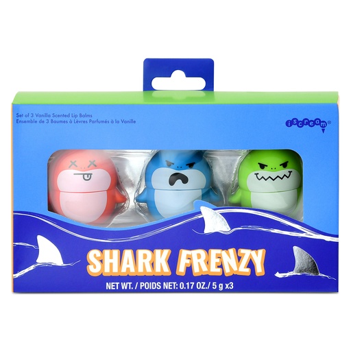 [815-286] Shark Frenzy Lip Balm Set
