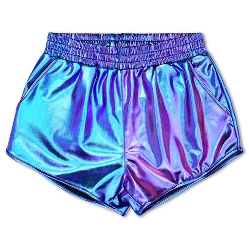 Iridescent Metallic Shorts