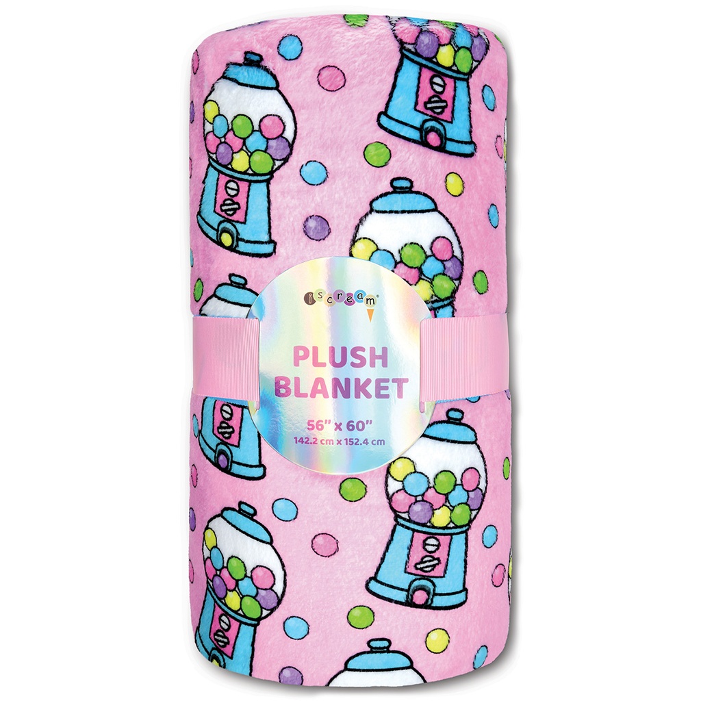 Bubble Gum Fun Plush Blanket