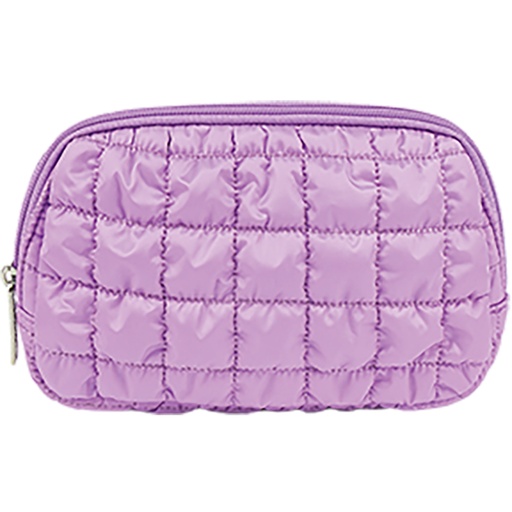 [810-2221] Lavender Quilted Belt Bag