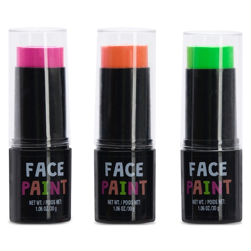 [815-304] Ready, Set, Glow! Neon Face Paint Set