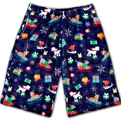 Downhill Dogs Plush Board Shorts