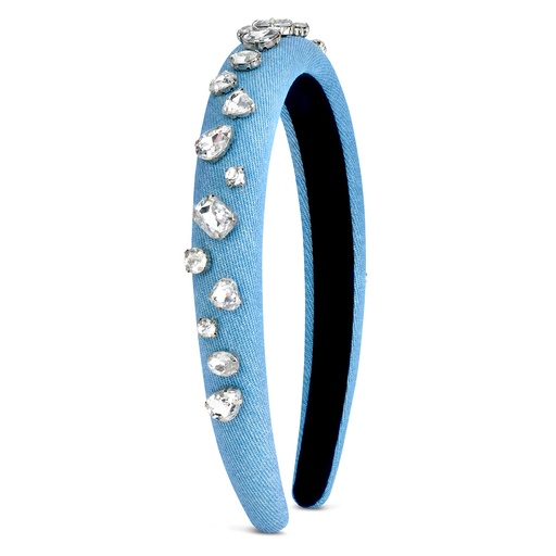 Denim Gem Headband