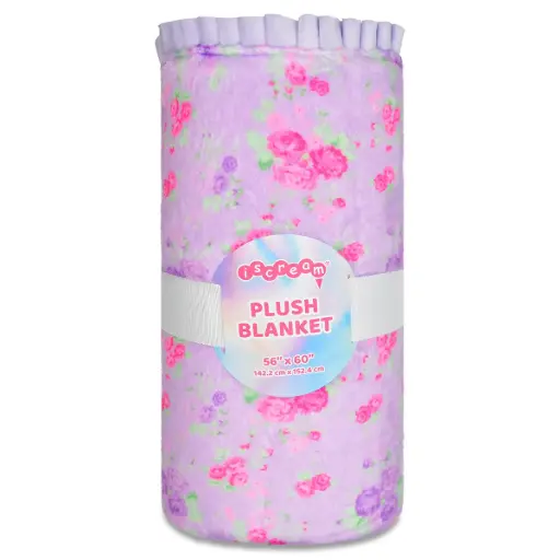 Forever Floral Plush Blanket