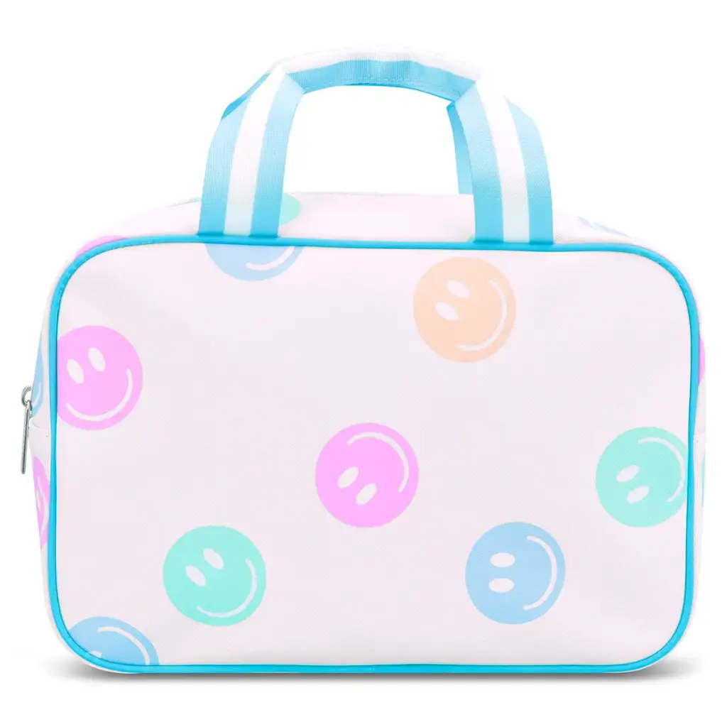 Made You Smile Large Cosmetic Bag